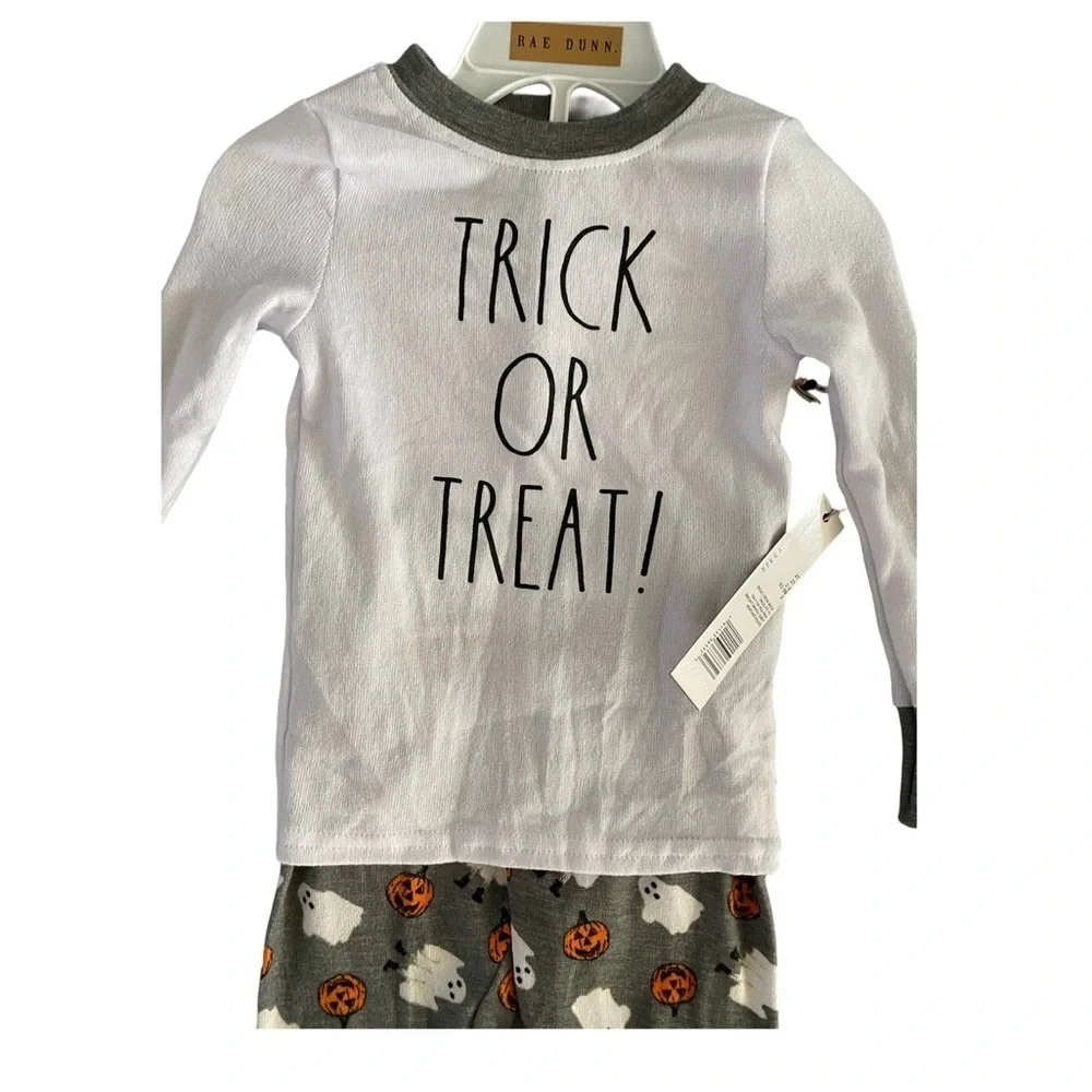 Rae Dunn Toddler Halloween Pants and Long Sleeve Shirt NWT Size 2T